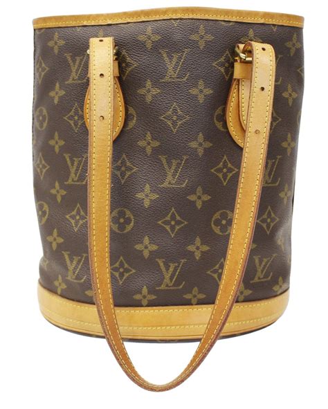 louis vuitton bucket pm shoulder tote bag monogram|louis vuitton noe bucket bag.